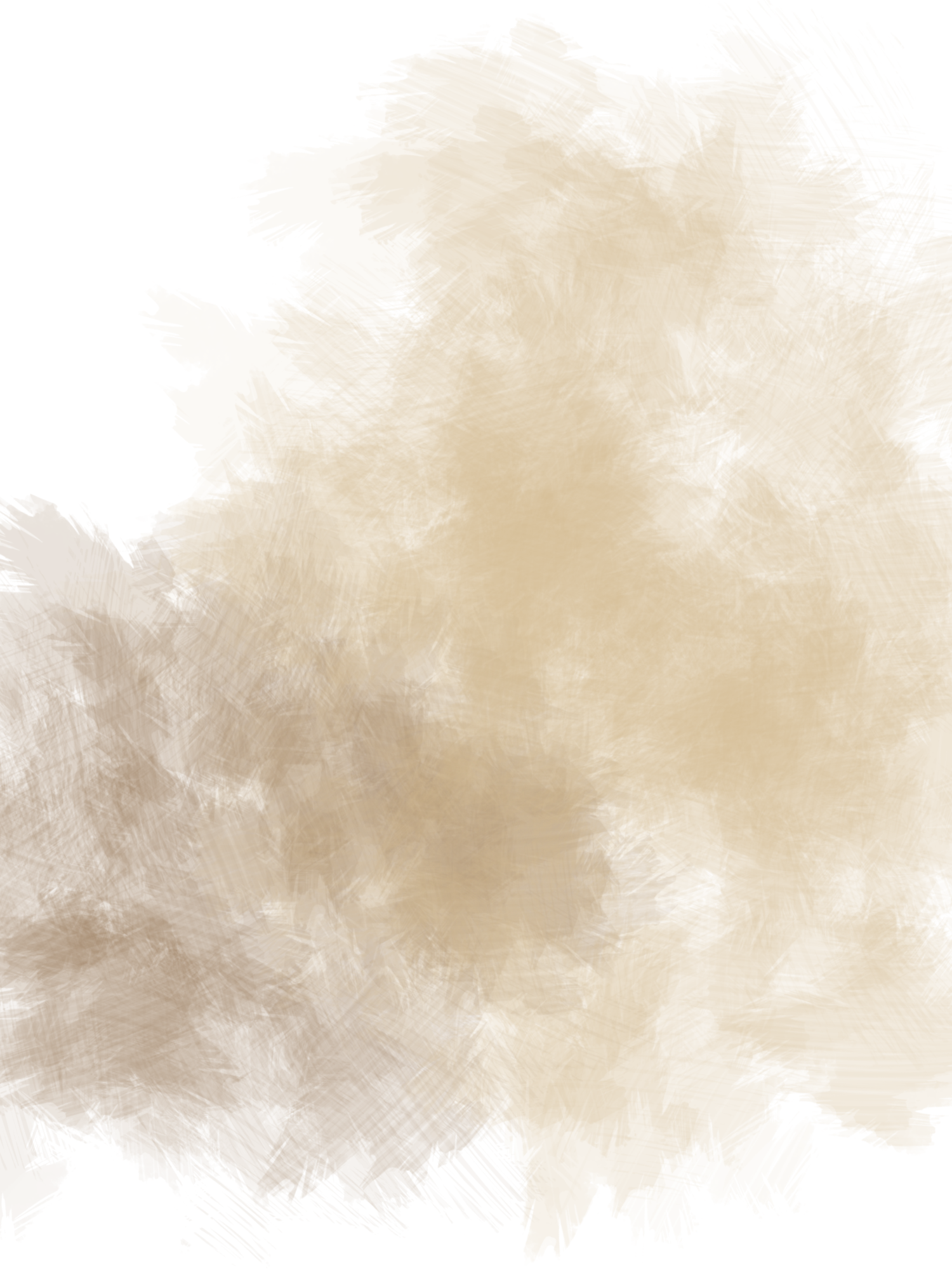 Abstract brown and beige watercolor texture with soft blended edges creates a cloudy atmospheric background effect.
