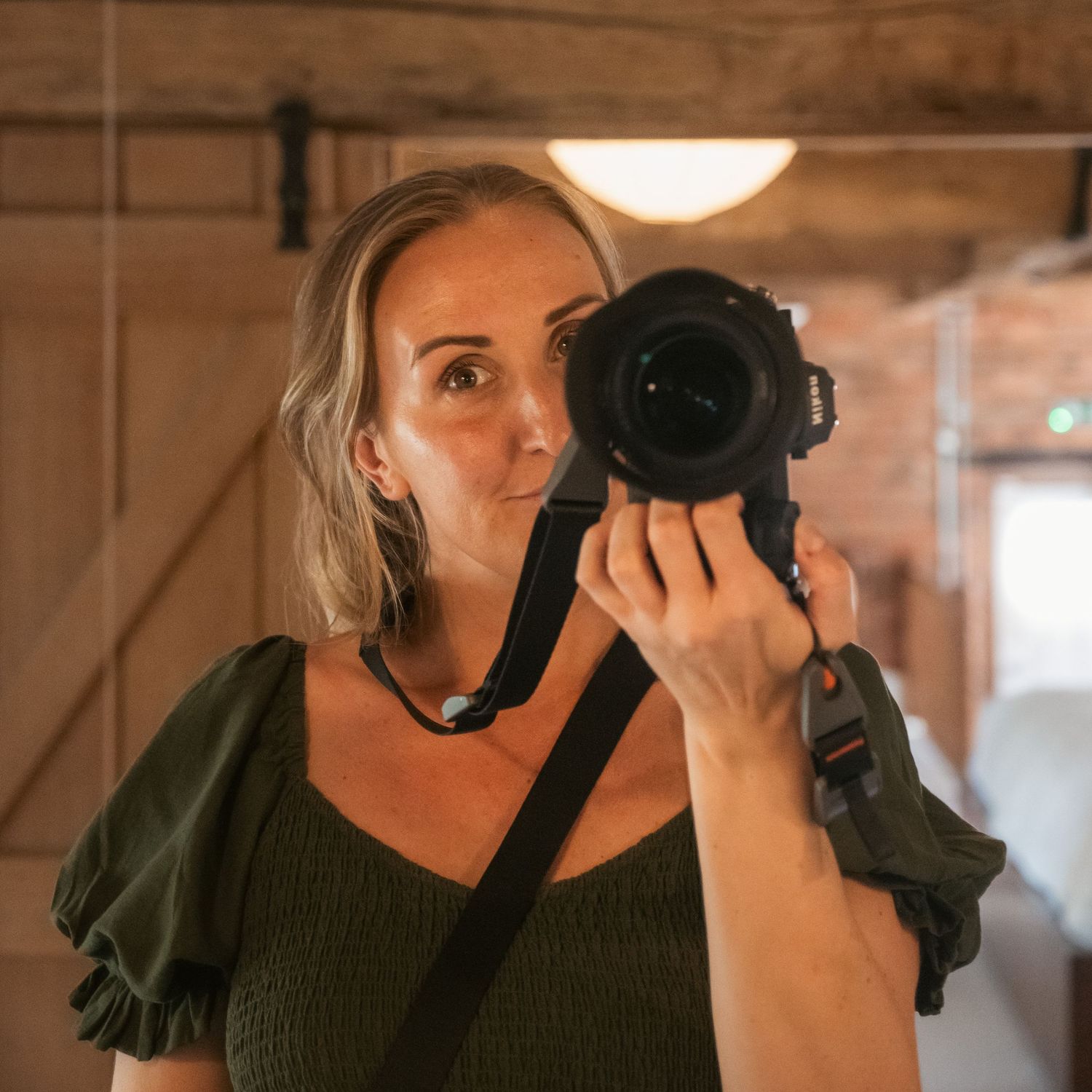 Self portrait of me using my camera
