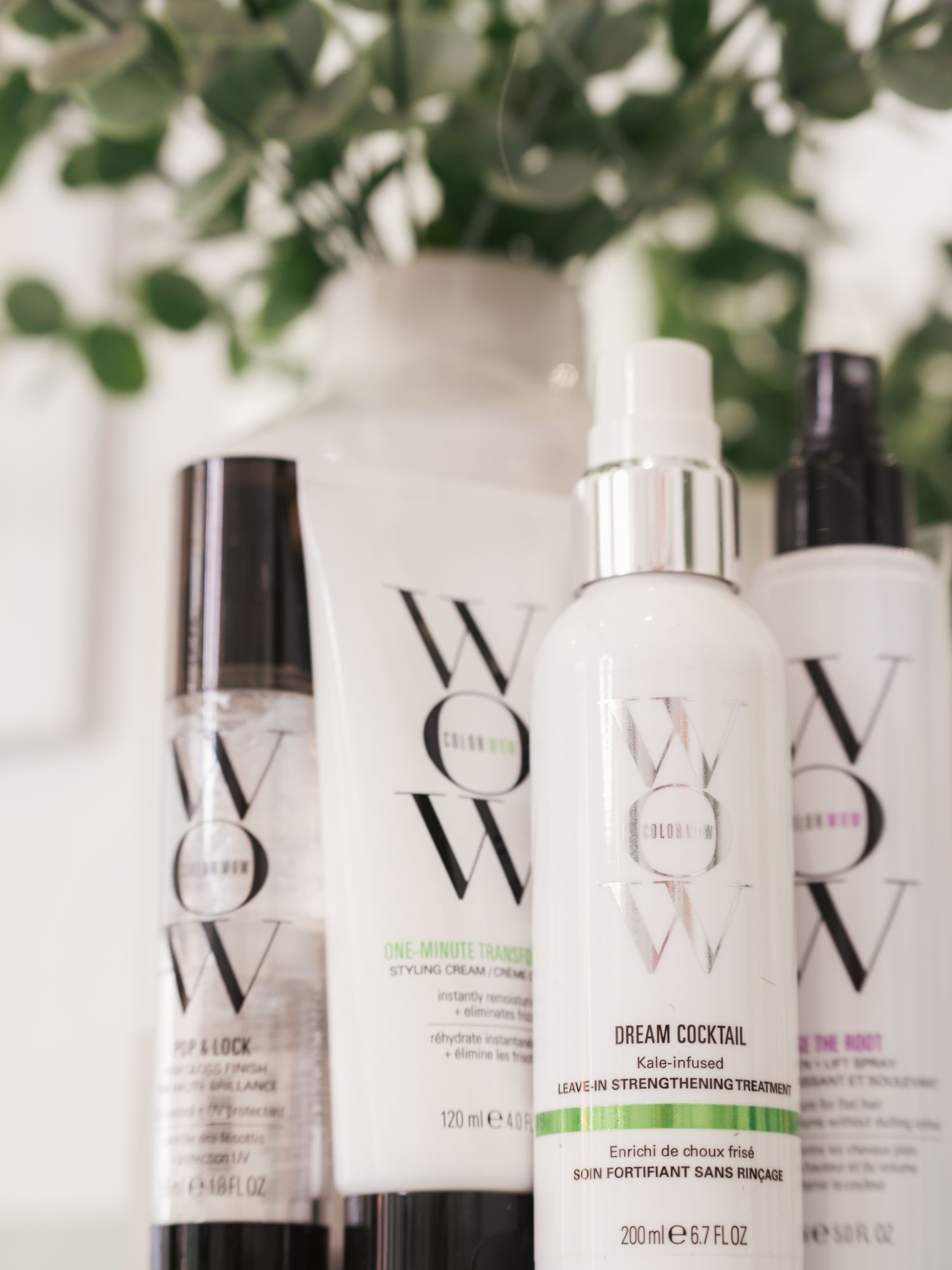 Details of hair products personal branding