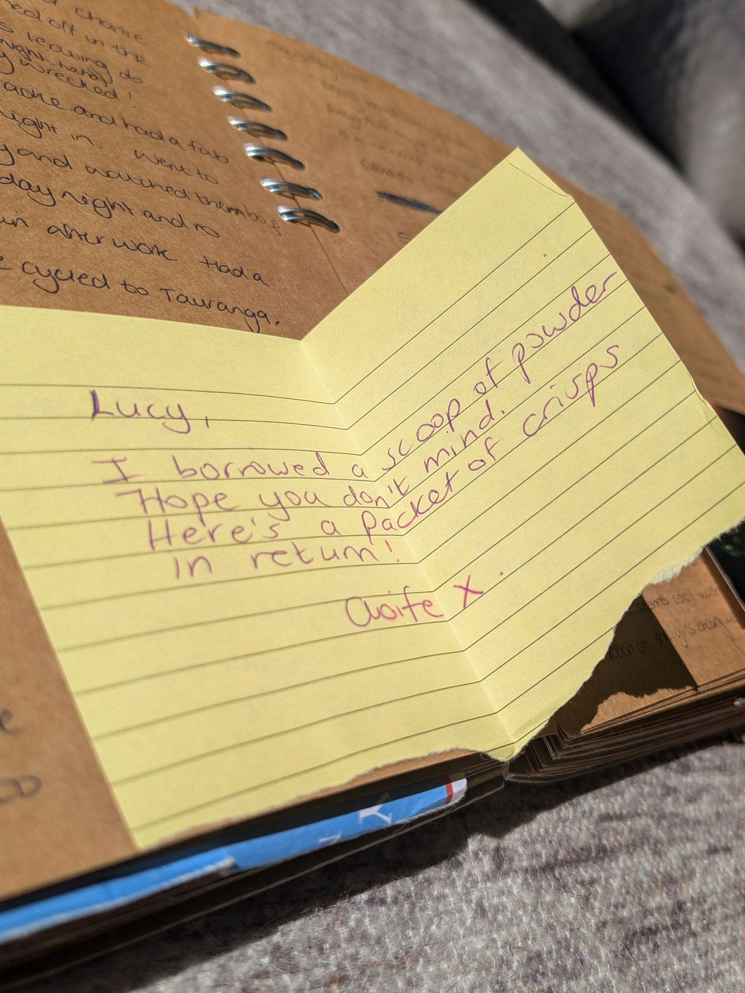 Post it note photo for blog