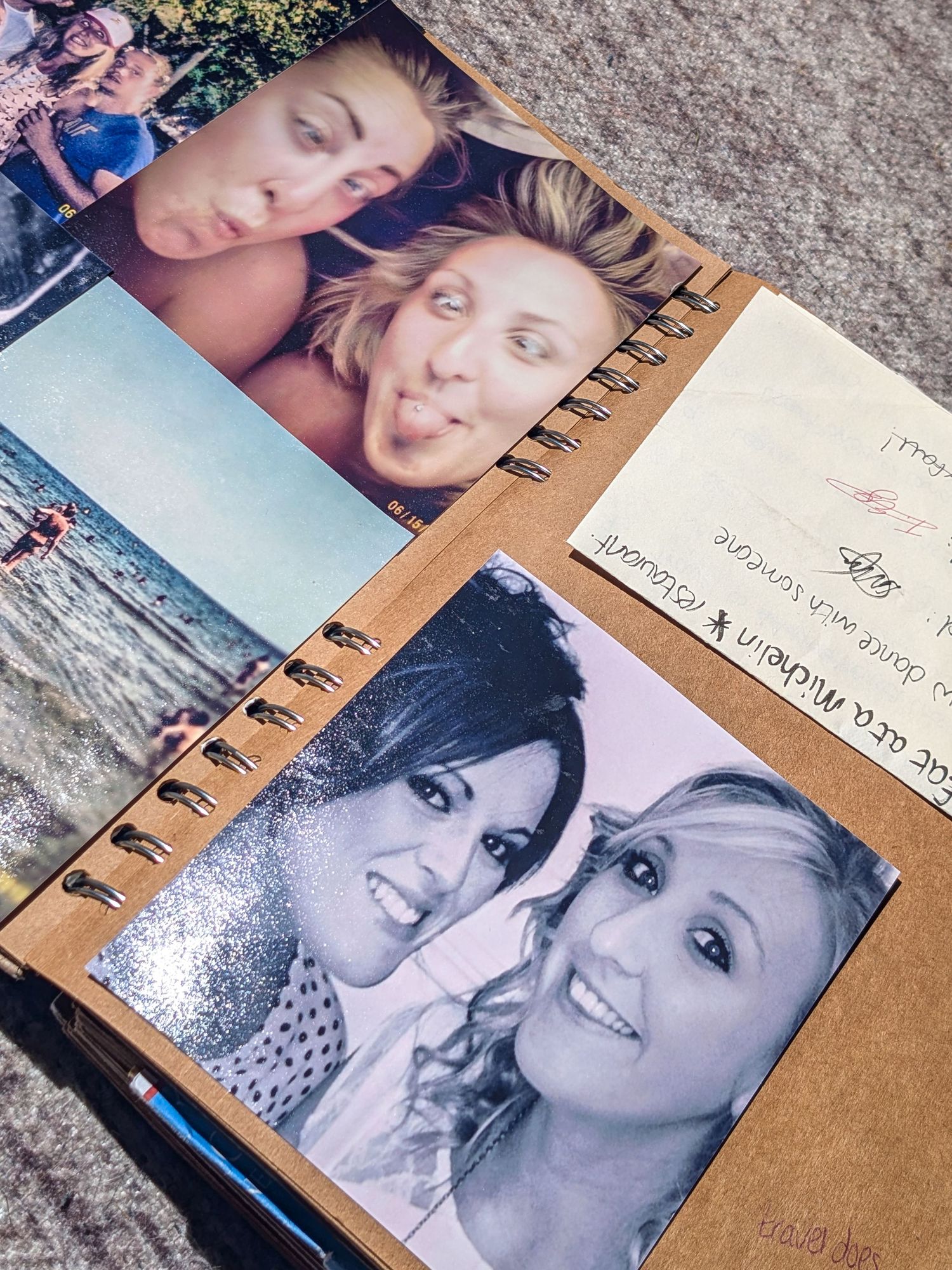 Scrapbook photo for blog