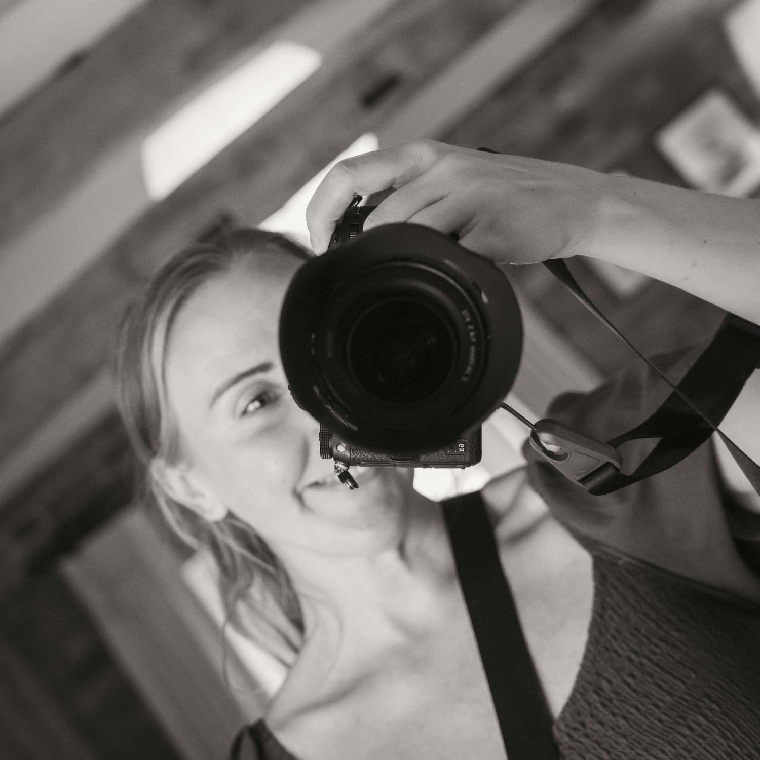 Self portrait of me using my camera