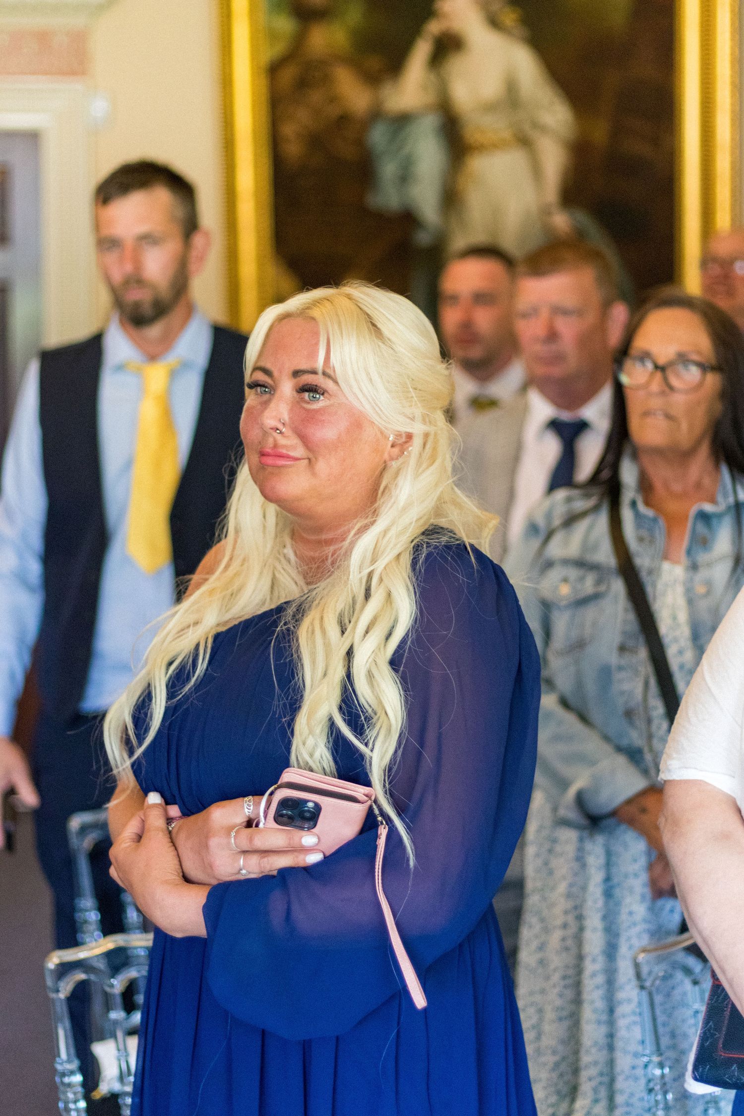Family crying at Wedding vows