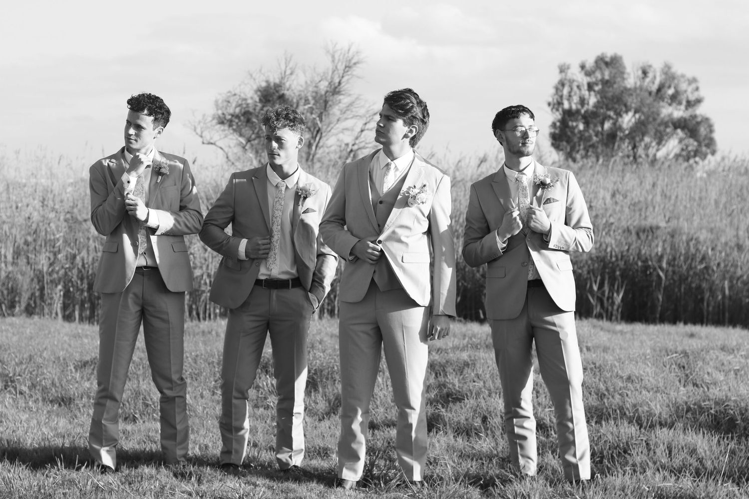 Groom and groomsmen