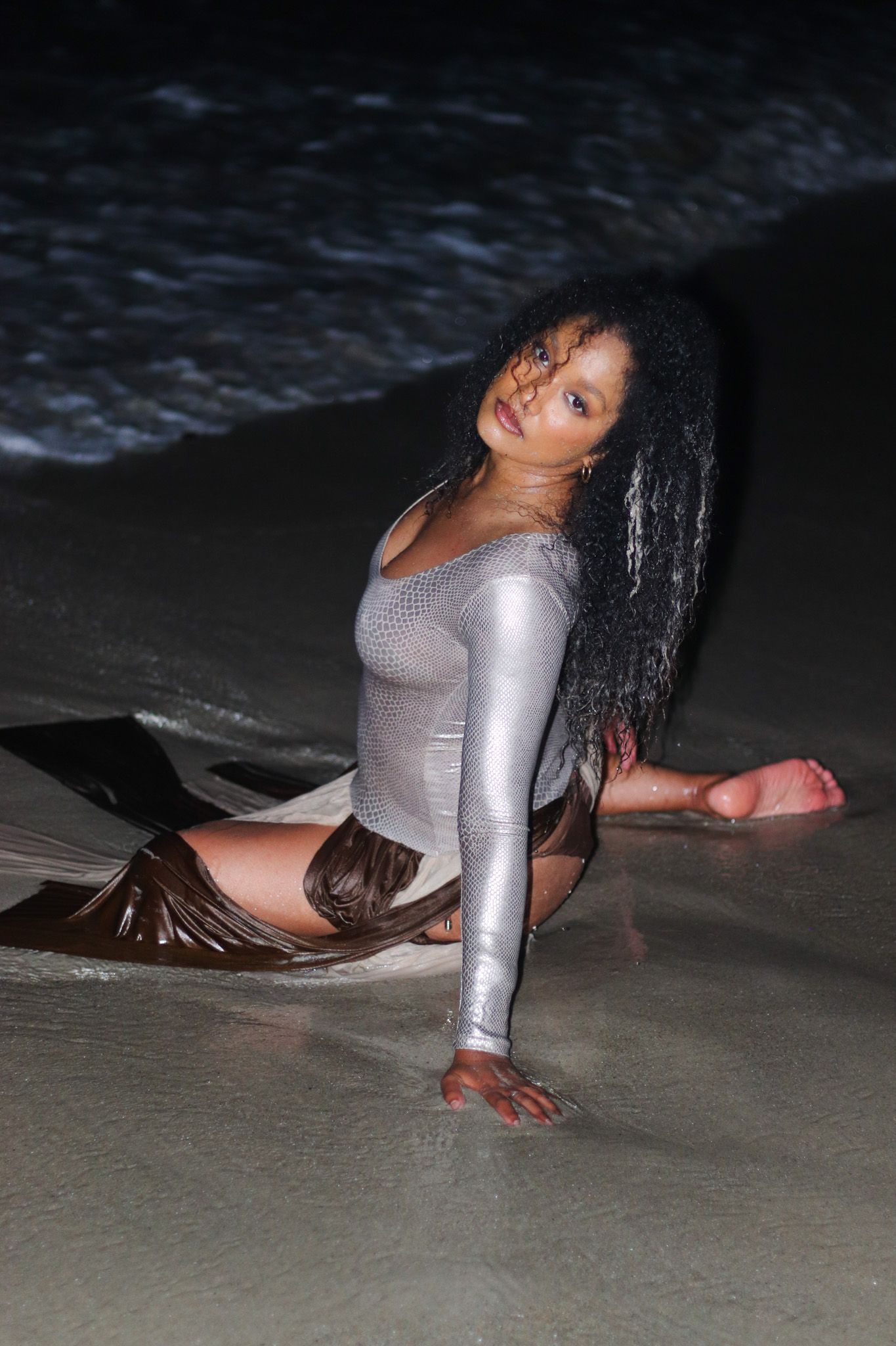 Woman on beach