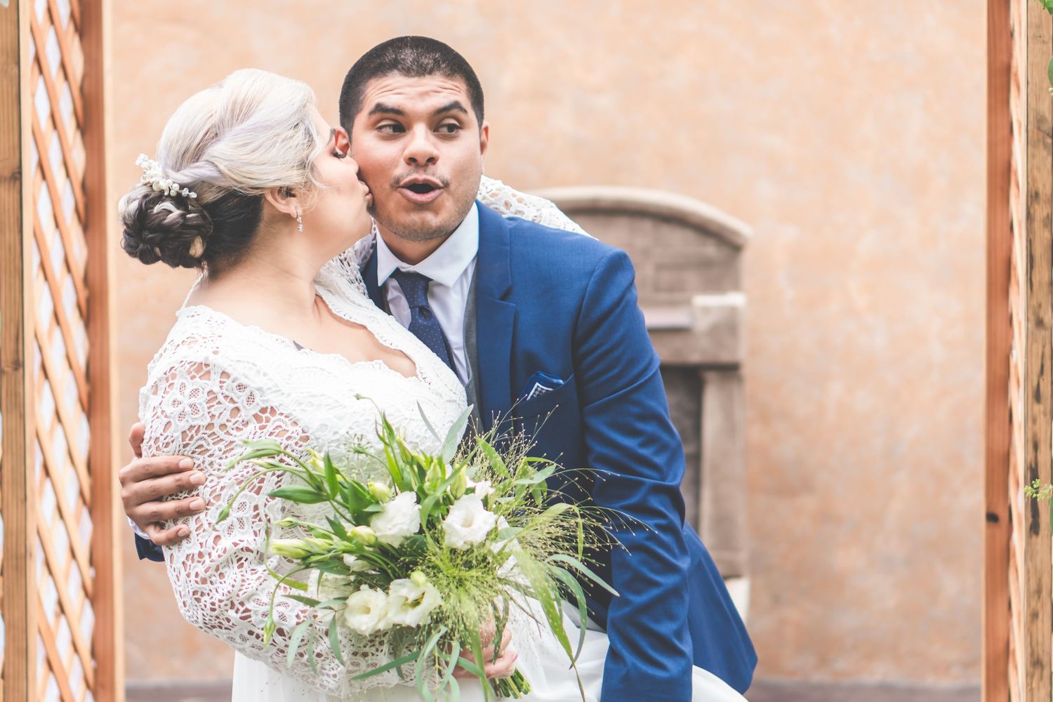 Wedding kiss