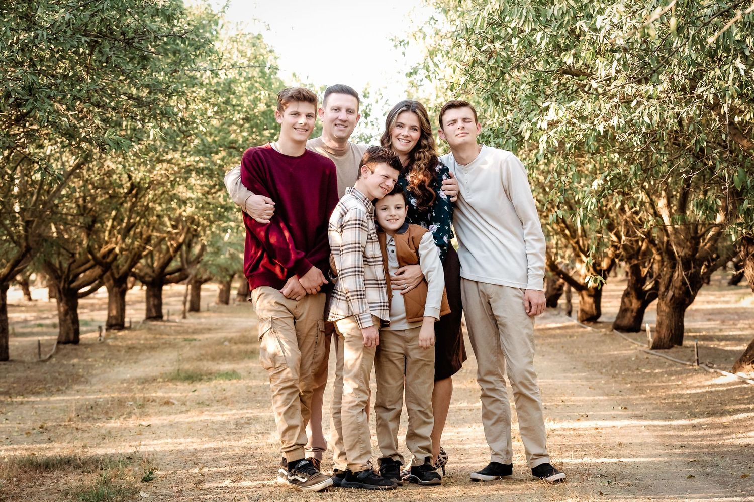 Family outdoor portrait
