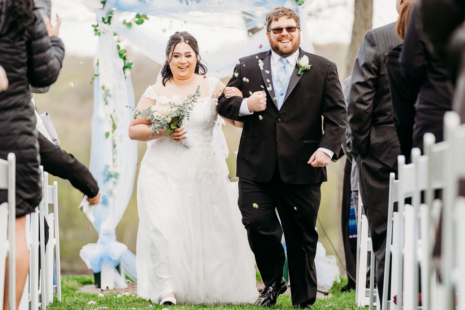 Bride and groom wedding