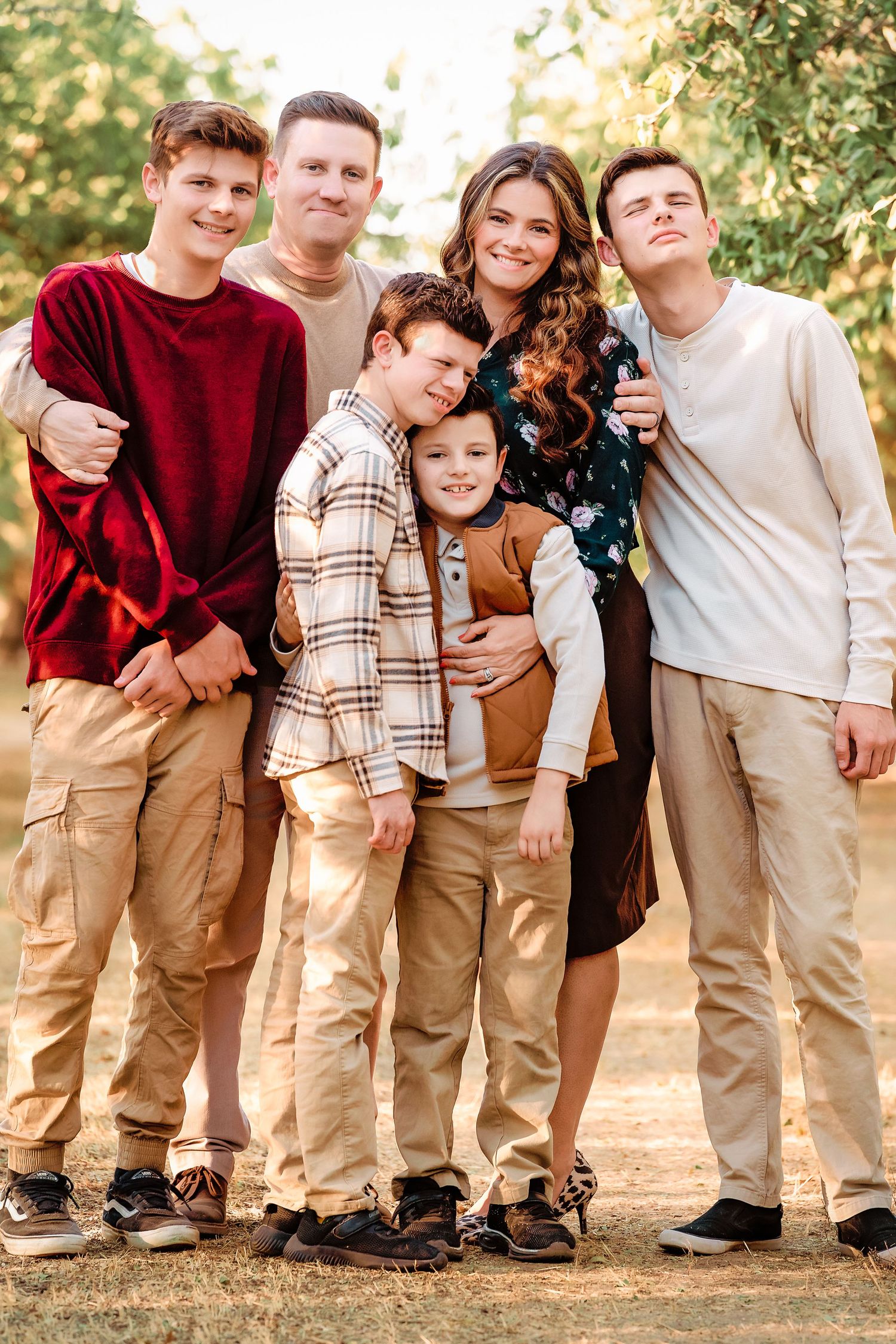 Outdoor family photo