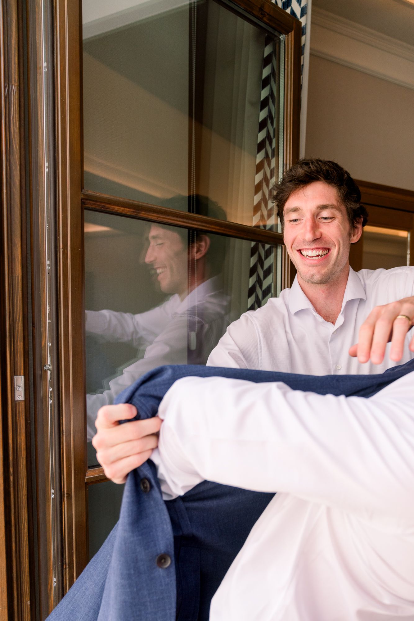 Groom Portraits and groom details for san diego couple planning a spanish destination wedding with luxury photography
