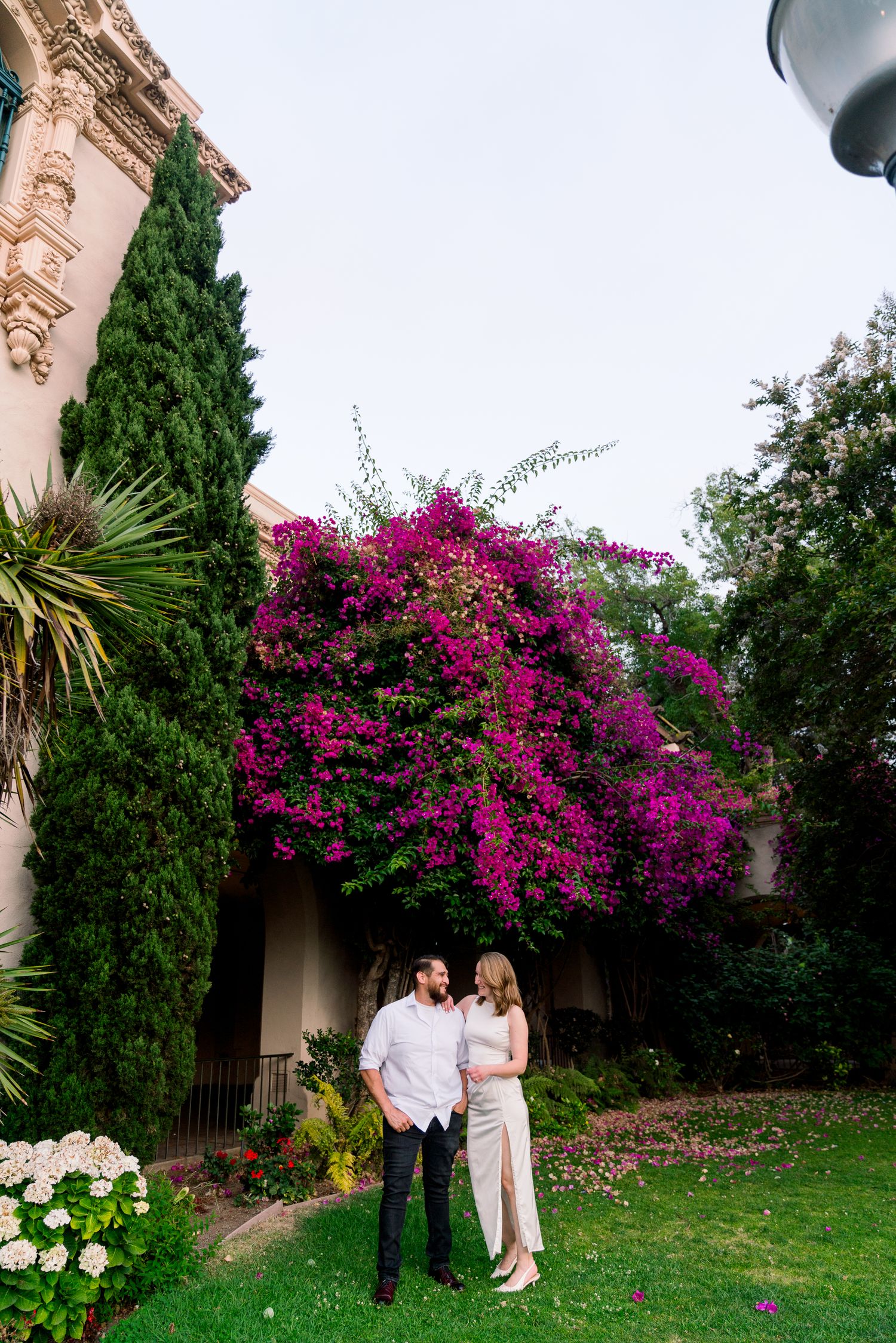 San Diego California Wedding Photographer Engagement Session at Balboa Park by Friendship Garden