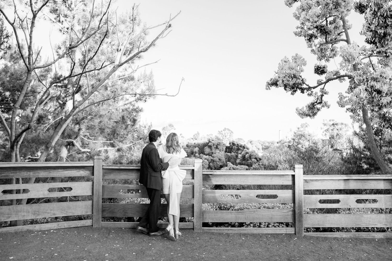 San Diego California Wedding Photographer Engagement Session at Balboa Park by Friendship Garden
