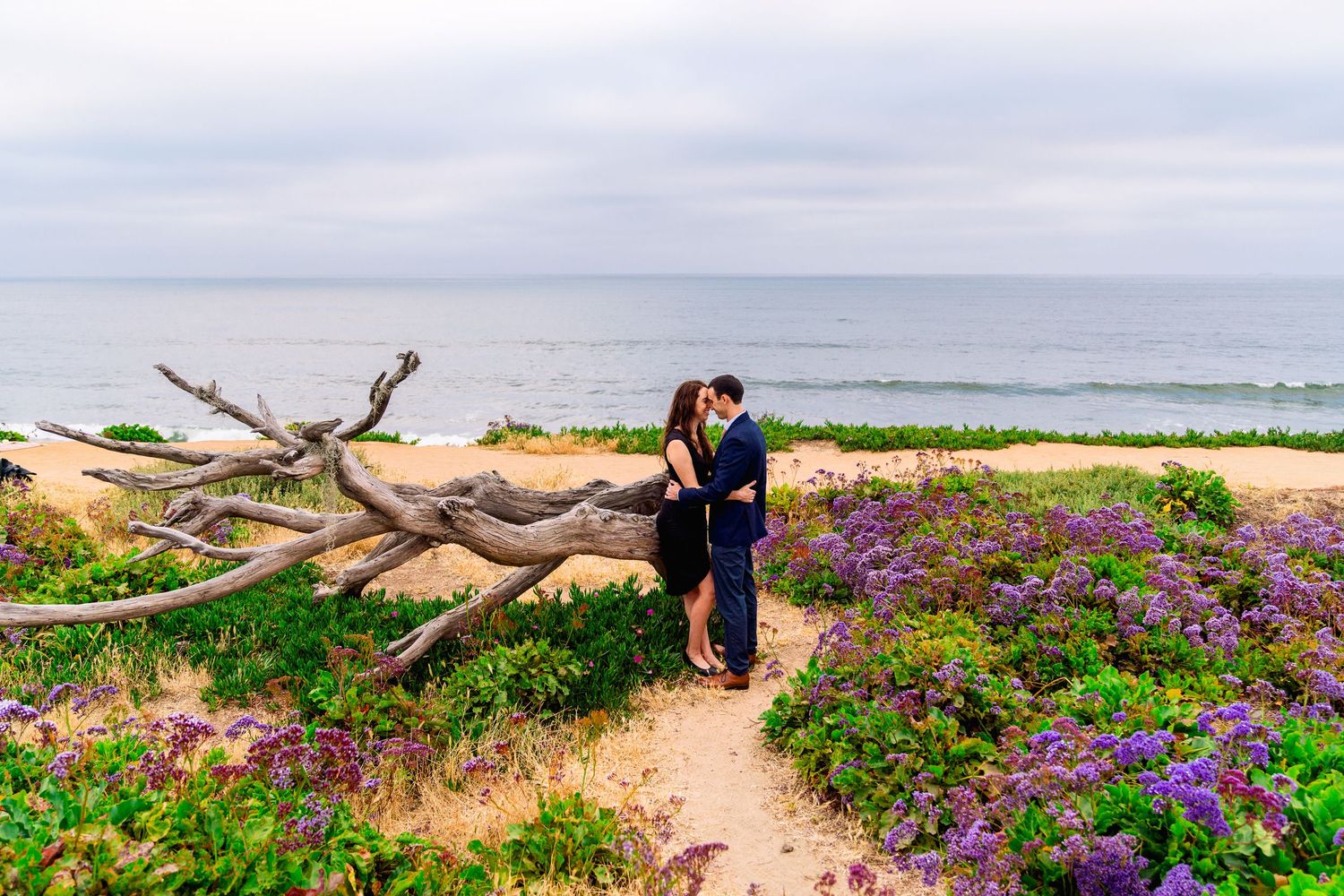 Beautiful beach engagement shoot locations for San Diego brides - carlsbad beach