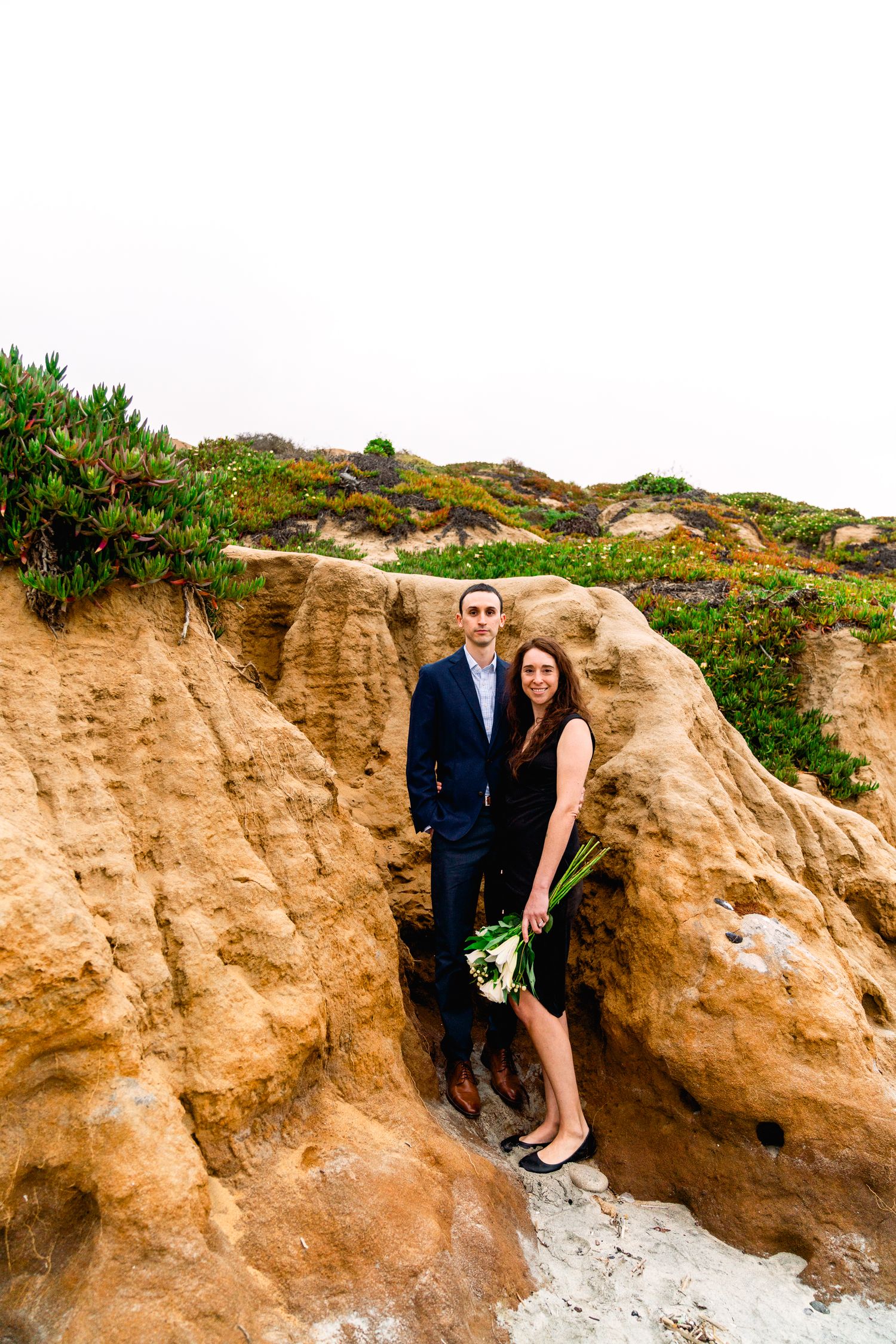 San Diego beach engagement shoot by a wedding photographer.