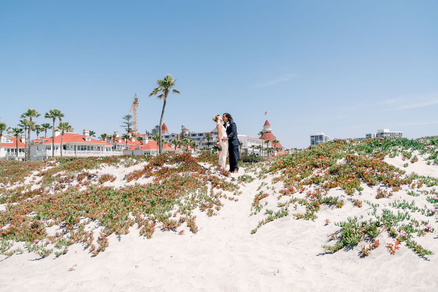 San Diego beach engagement photos capturing love and romance - coronado beach photo session