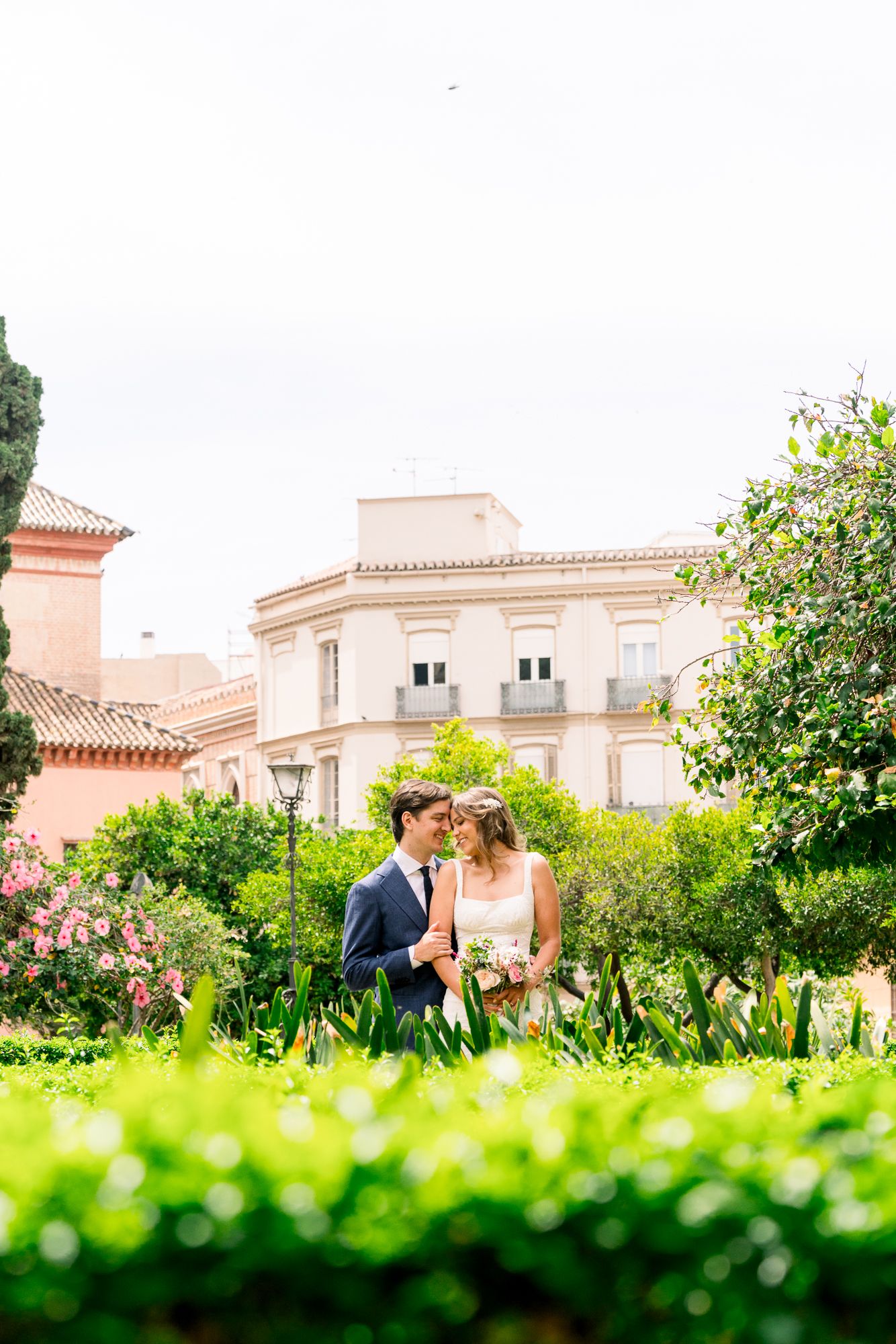 Elegant couple portraits in Marbella, Spain, perfect for San Diego destination weddings.