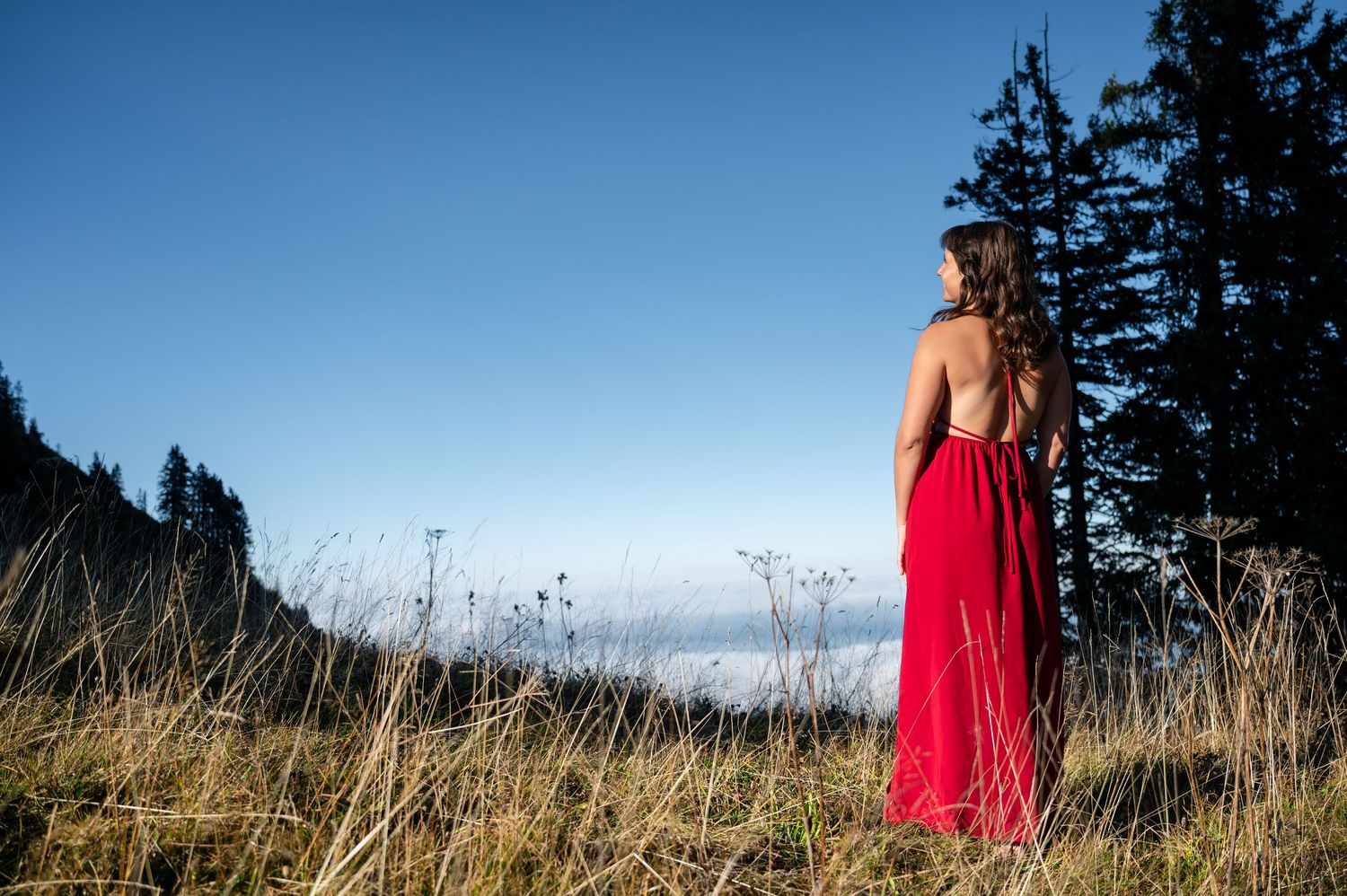 Fotografin in der Schweiz für natürliche Portrait Fotografie in der Natur