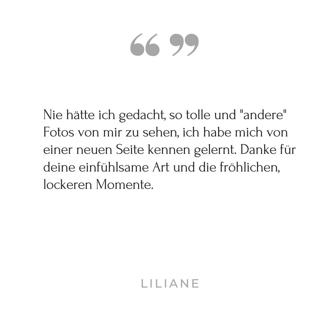 Kunden-Testimonial Boudoir-Shooting in Thun