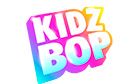 Three colorful kids entertainment brand logos with playful typography.