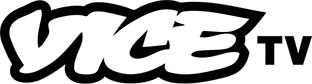 Black and white Vice TV logo against plain background.