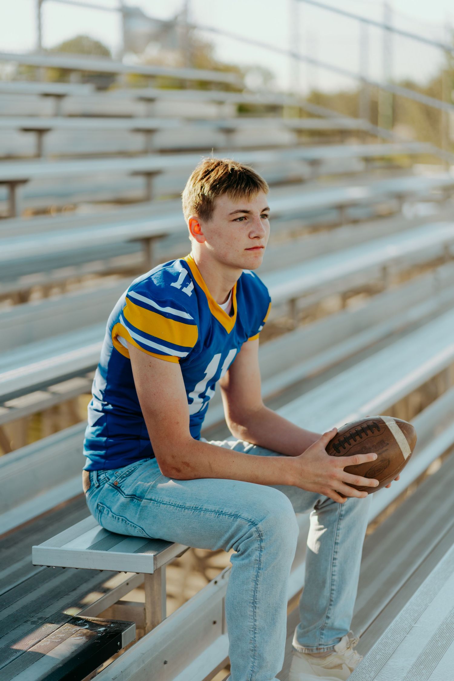 Senior portrait session near Columbia County, Wisconsin. Natural light and personality-filled images.