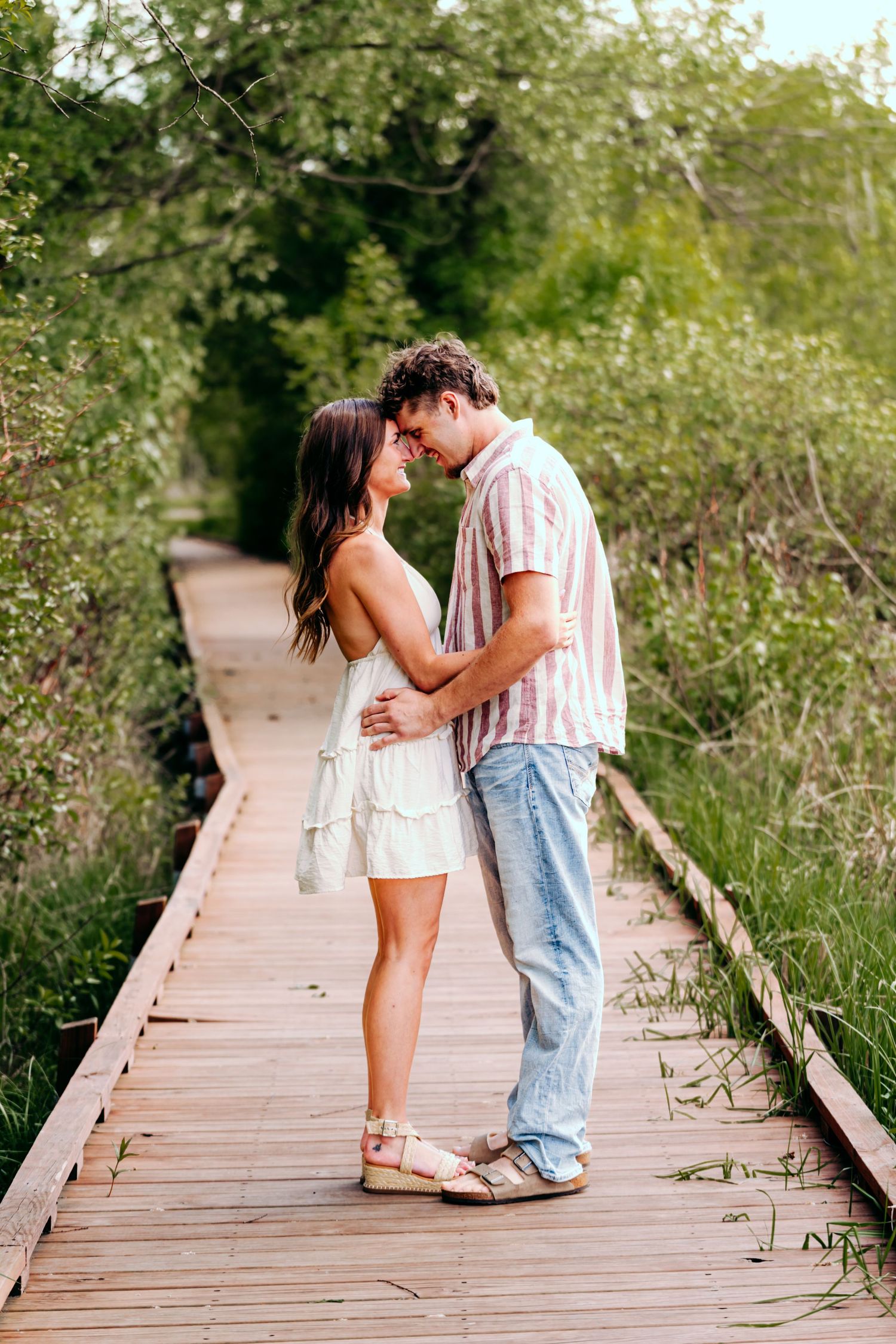 Romantic outdoor couples portrait session near Columbia County, WI . Authentic moments, natural light, and genuine connection.