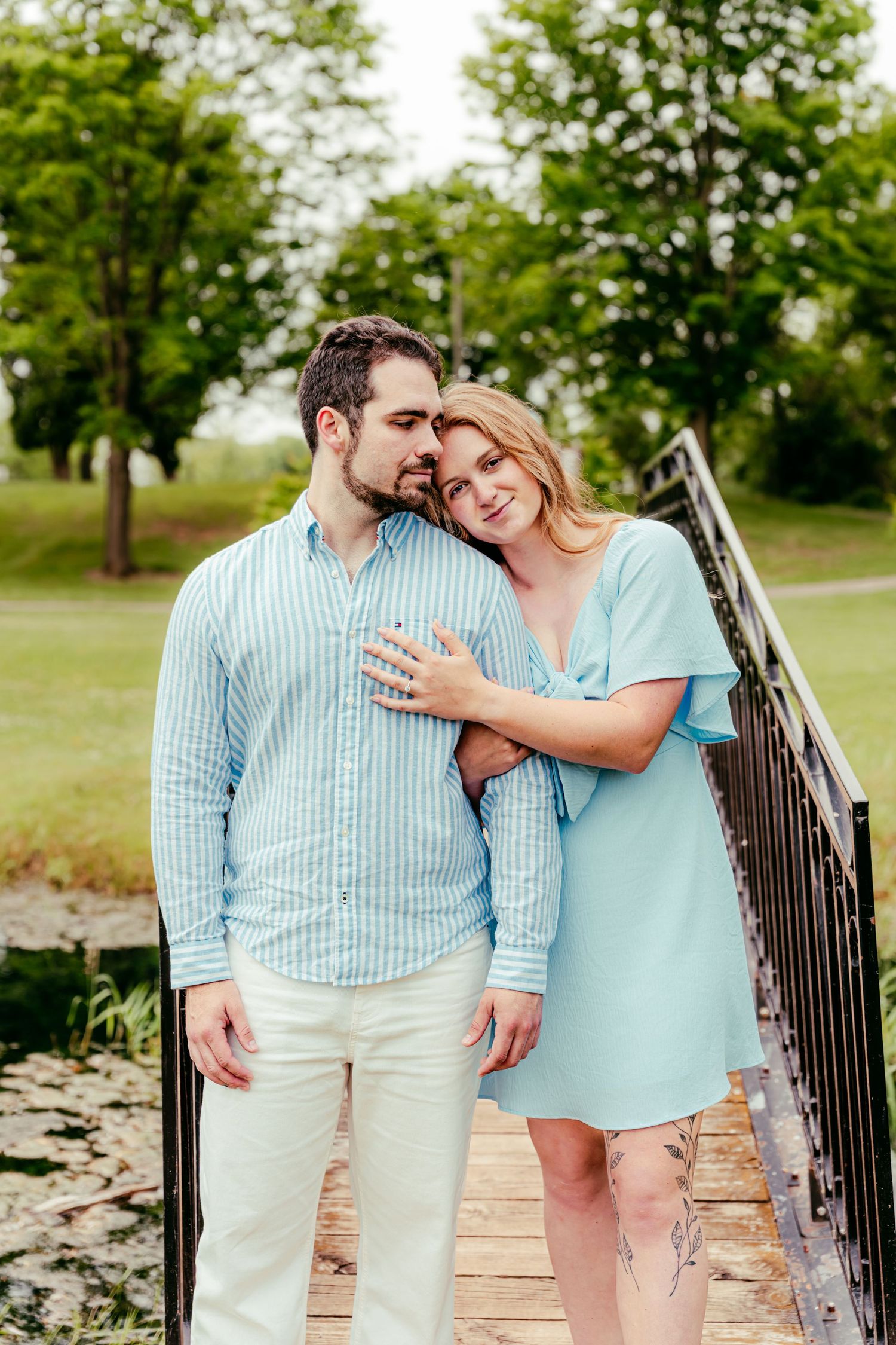 Romantic outdoor couples portrait session near Columbia County, WI . Authentic moments, natural light, and genuine connection.