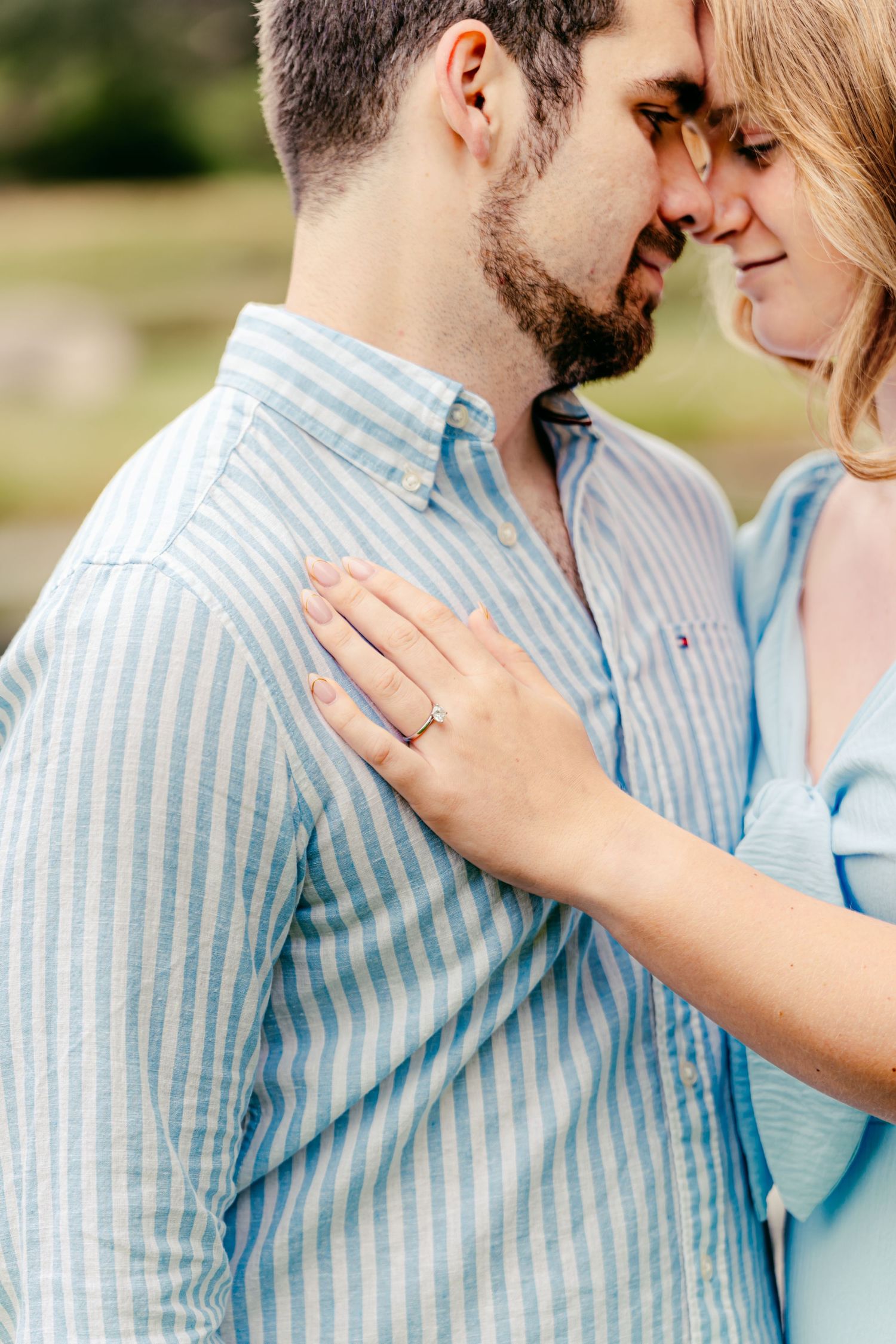 Romantic outdoor couples portrait session near Columbia County, WI . Authentic moments, natural light, and genuine connection.