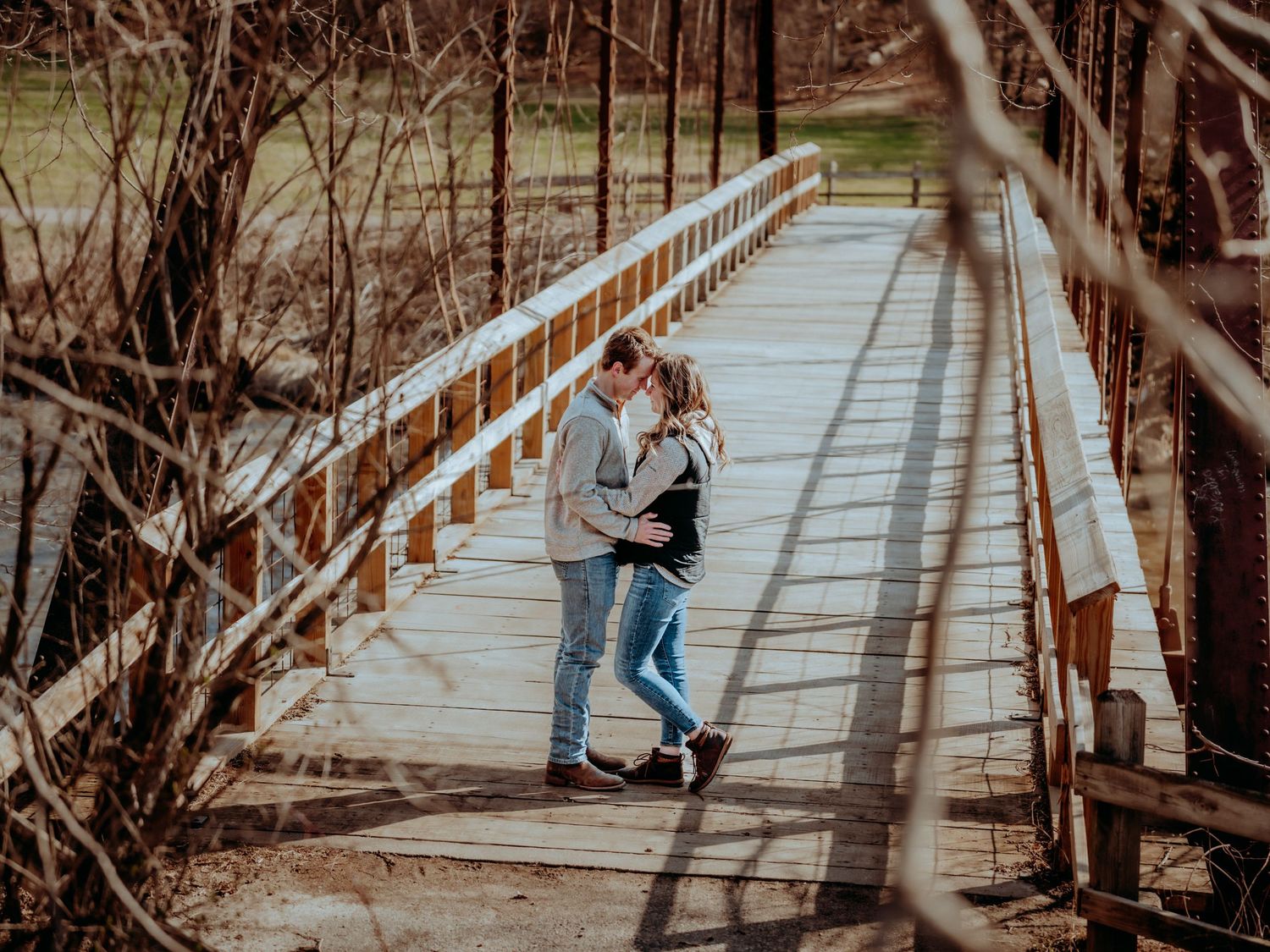 Romantic outdoor couples portrait session near Columbia County, WI . Authentic moments, natural light, and genuine connection.
