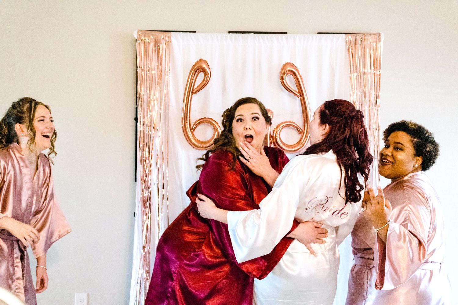 Candid moments during bridal portraits in Cape Coral Florida for wedding photography