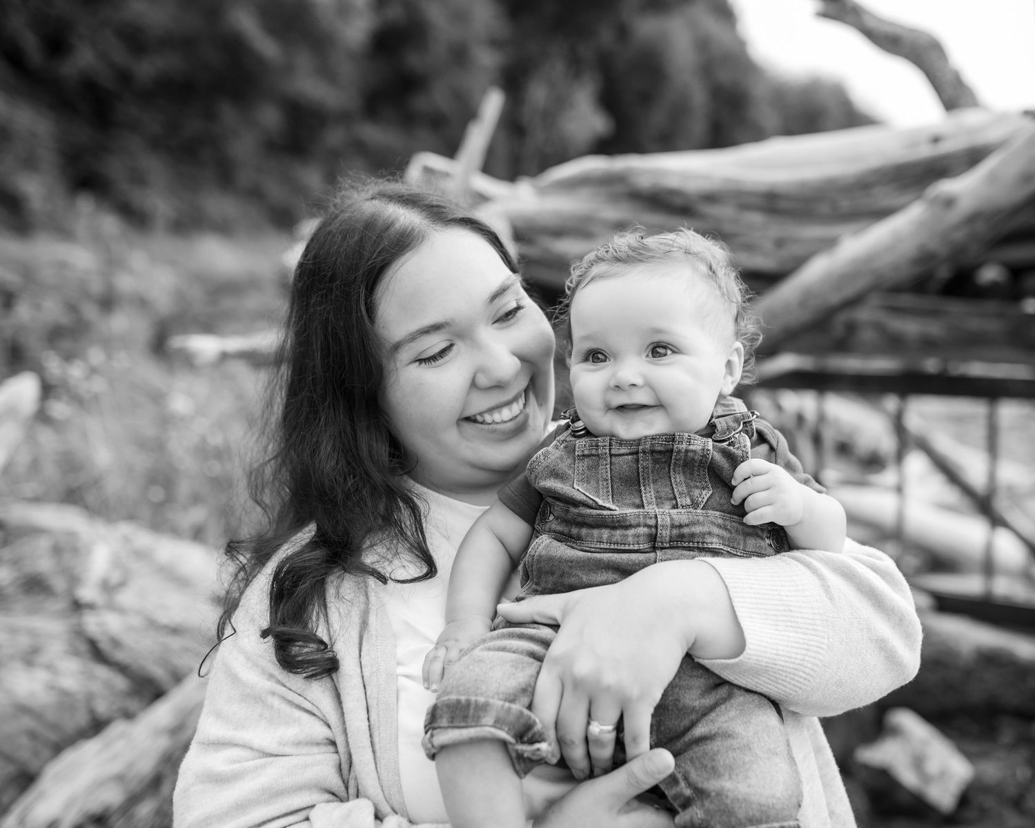 mother and son