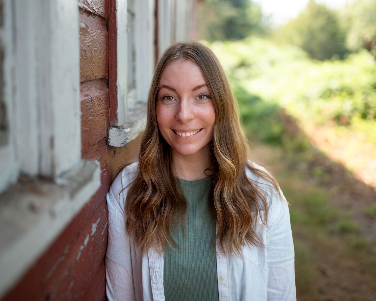 Portrait of woman smiling at camera