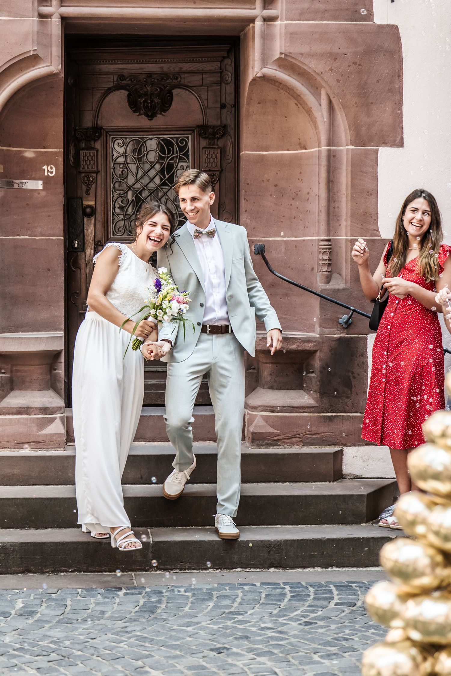Brautpaarshooting Altstadt Freiburg Hochzeitsreportage