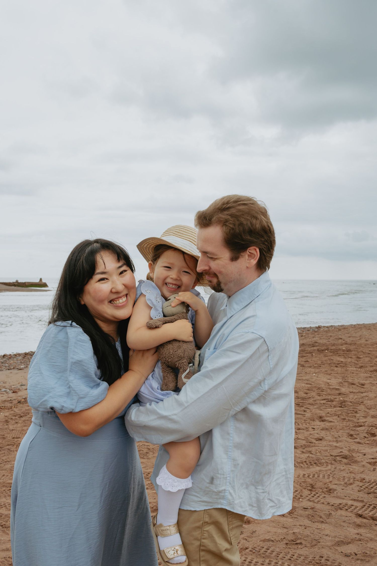 Family photography on Shaldon Beach, Devon