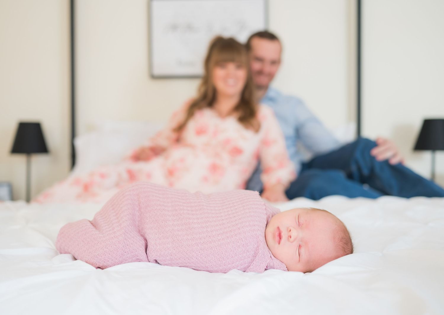 Baby on the bed