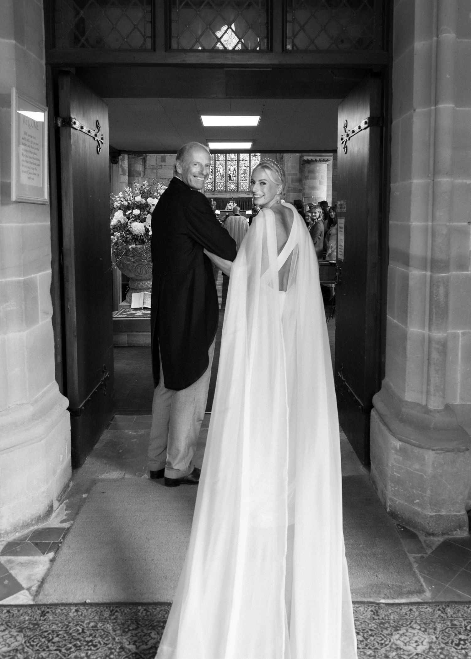 Father of Bride and Bride photograph