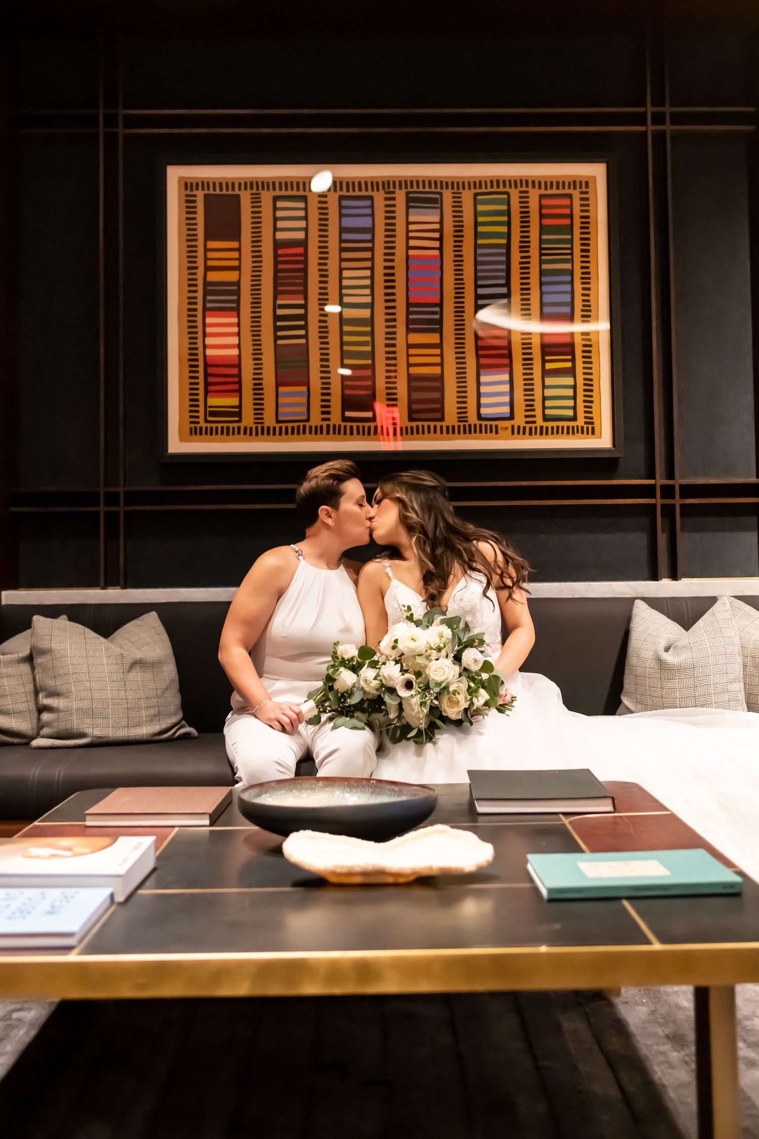 Wedding portrait at The Alida Hotel in Savannah, Georgia.