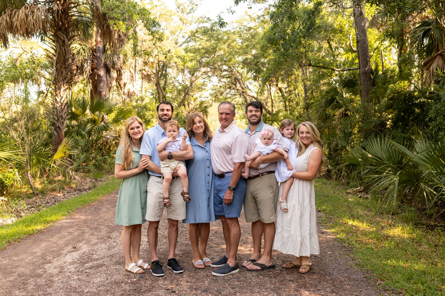 Hilton Head family portraits at Pinckney Island nature preserve