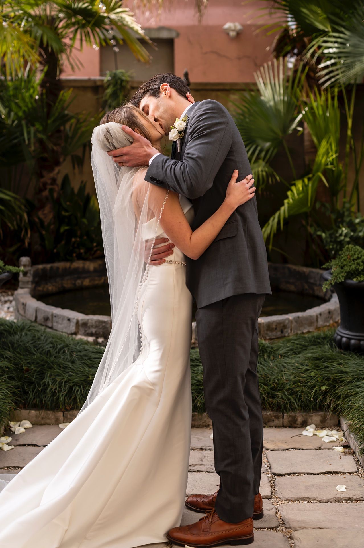 Forsyth Park Inn Wedding Garden Ceremony