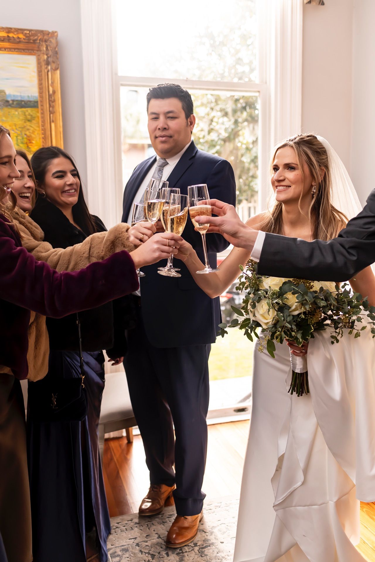 Forsyth Park Inn Wedding Champagne Toasts
