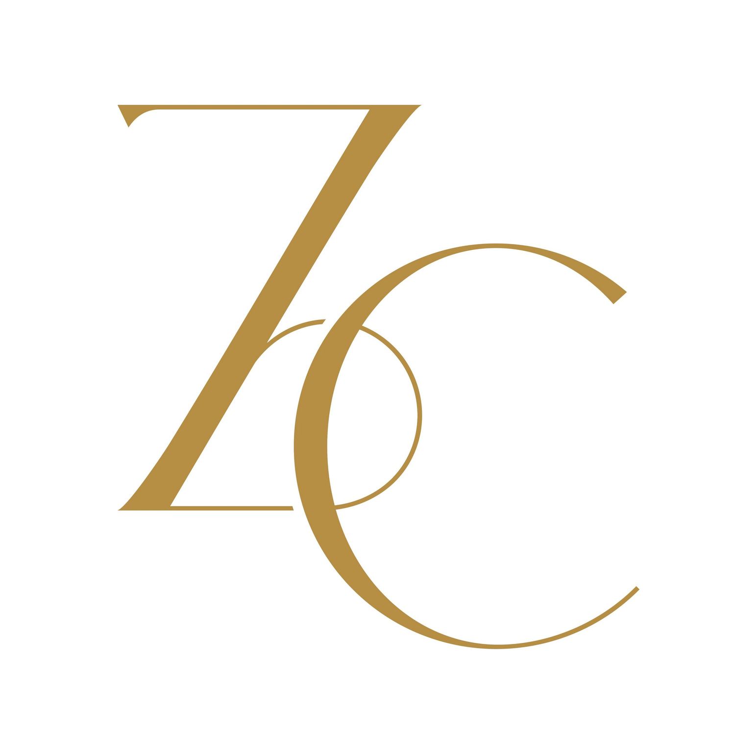 Elegant gold metallic letters and symbols arranged in a decorative pattern against a white background.