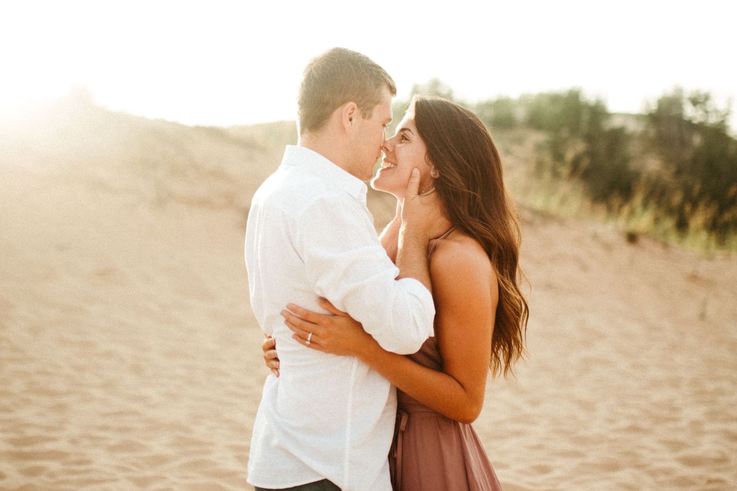 Sleeping bear dunes engagement photos, Northern Michigan wedding photographer