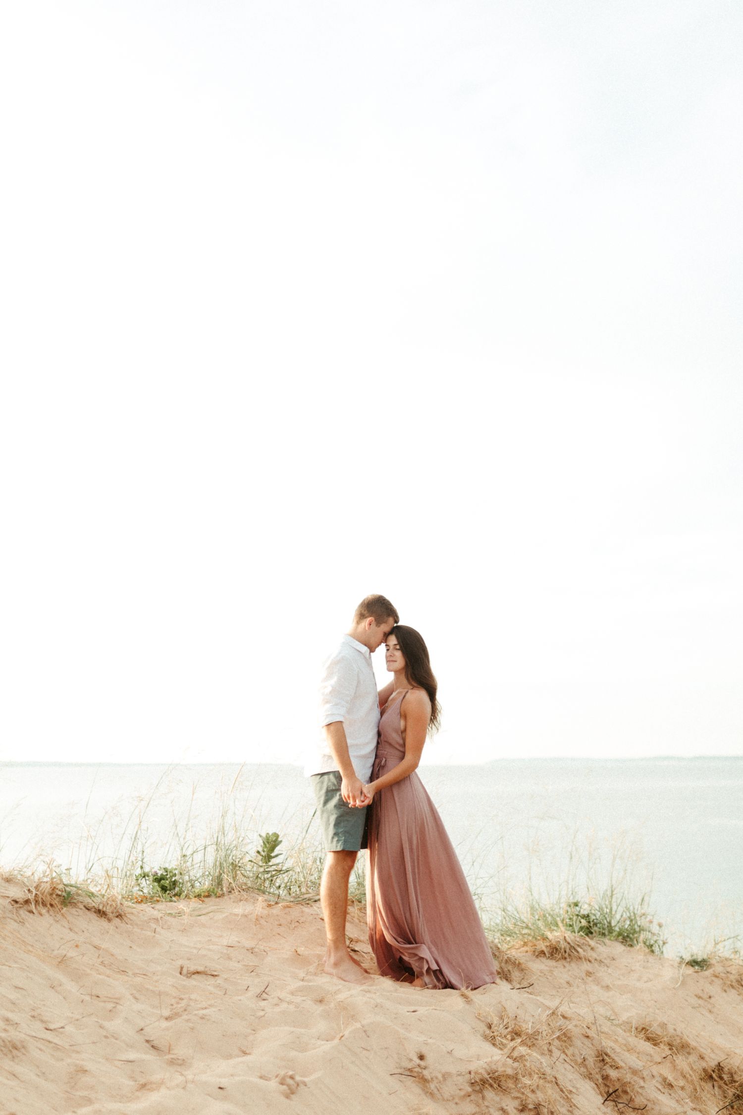 Sleeping bear dunes engagement photos, Northern Michigan wedding photographer