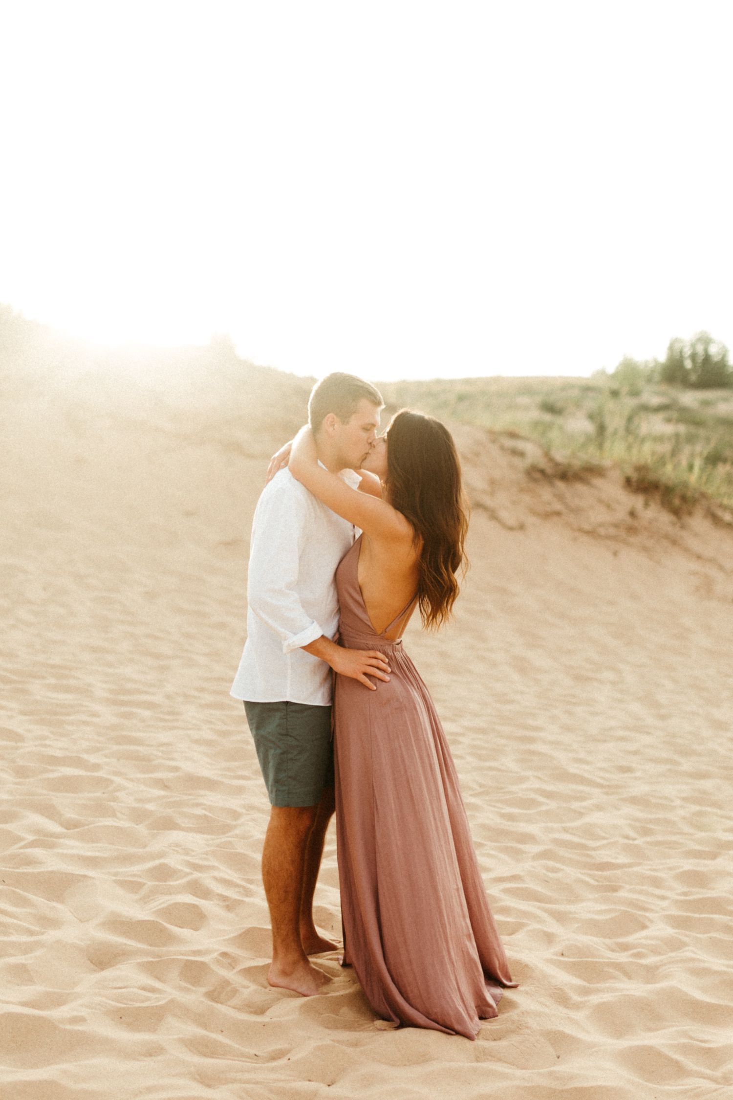 Sleeping bear dunes engagement photos, Northern Michigan wedding photographer