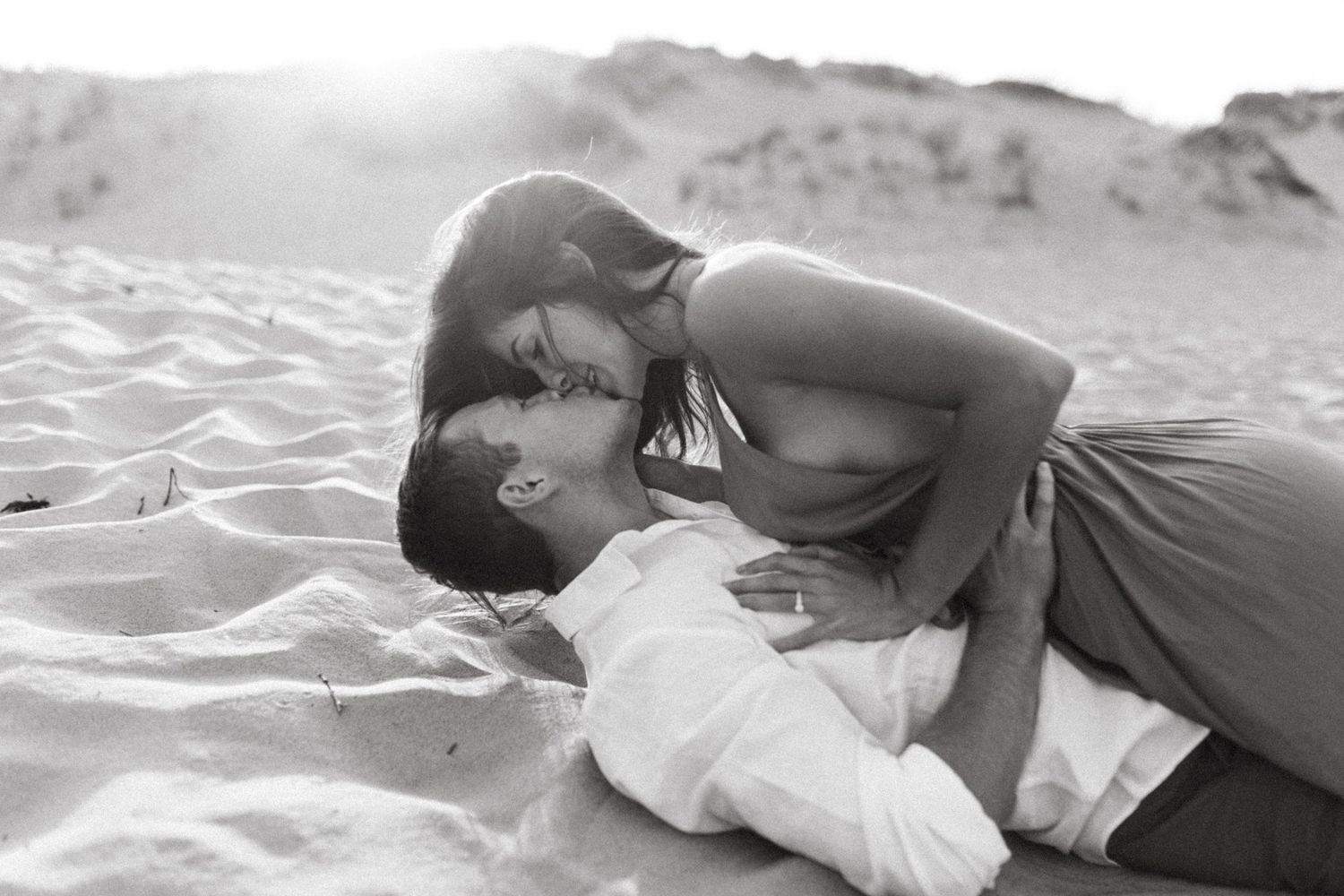 Sleeping bear dunes engagement photos, Northern Michigan wedding photographer