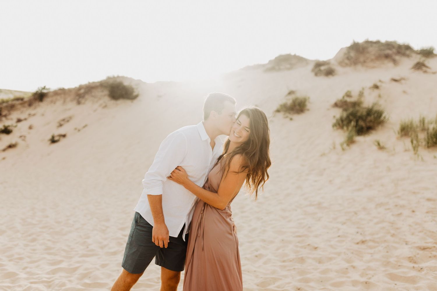 Sleeping bear dunes engagement photos, Northern Michigan wedding photographer