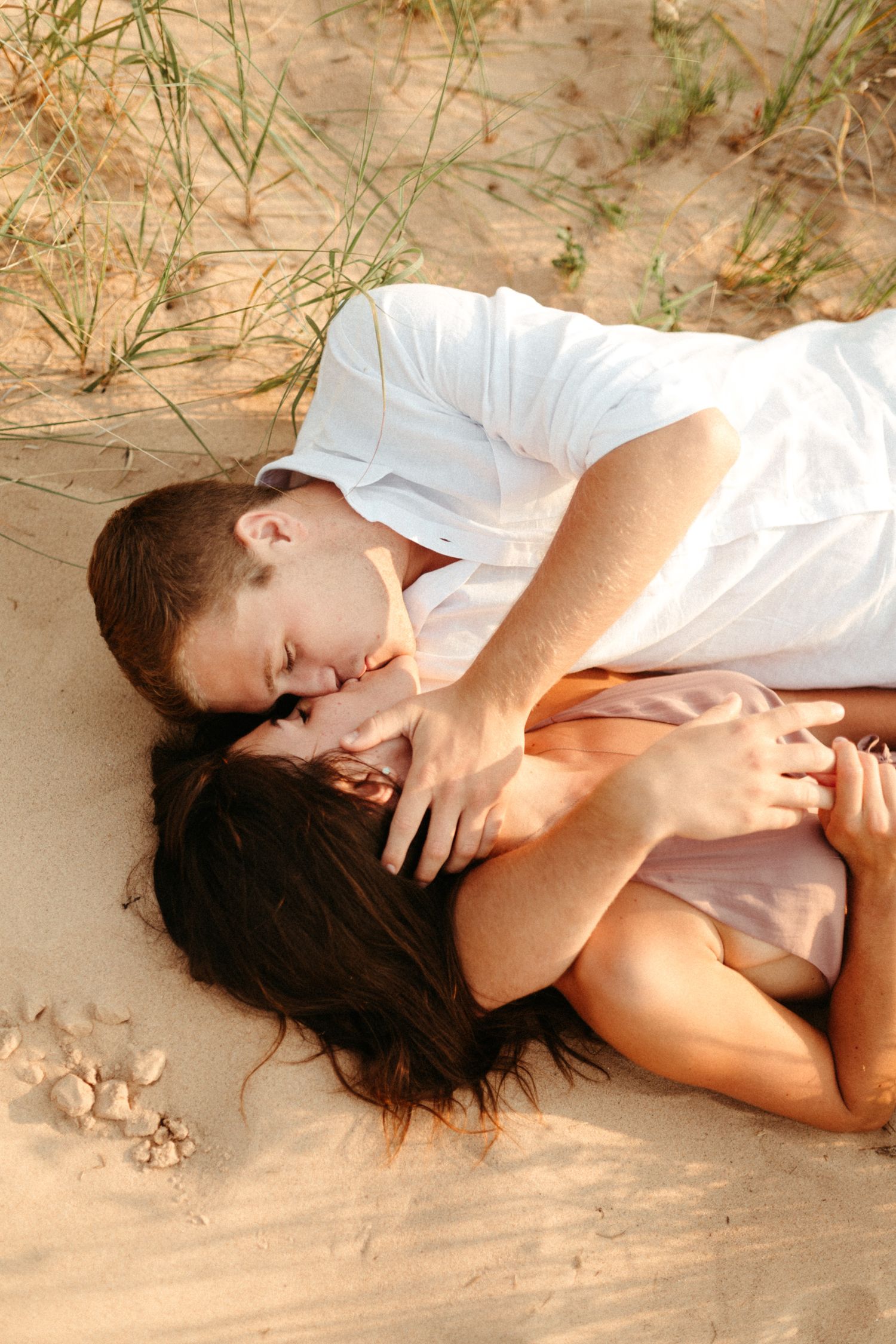 Sleeping bear dunes engagement photos, Northern Michigan wedding photographer