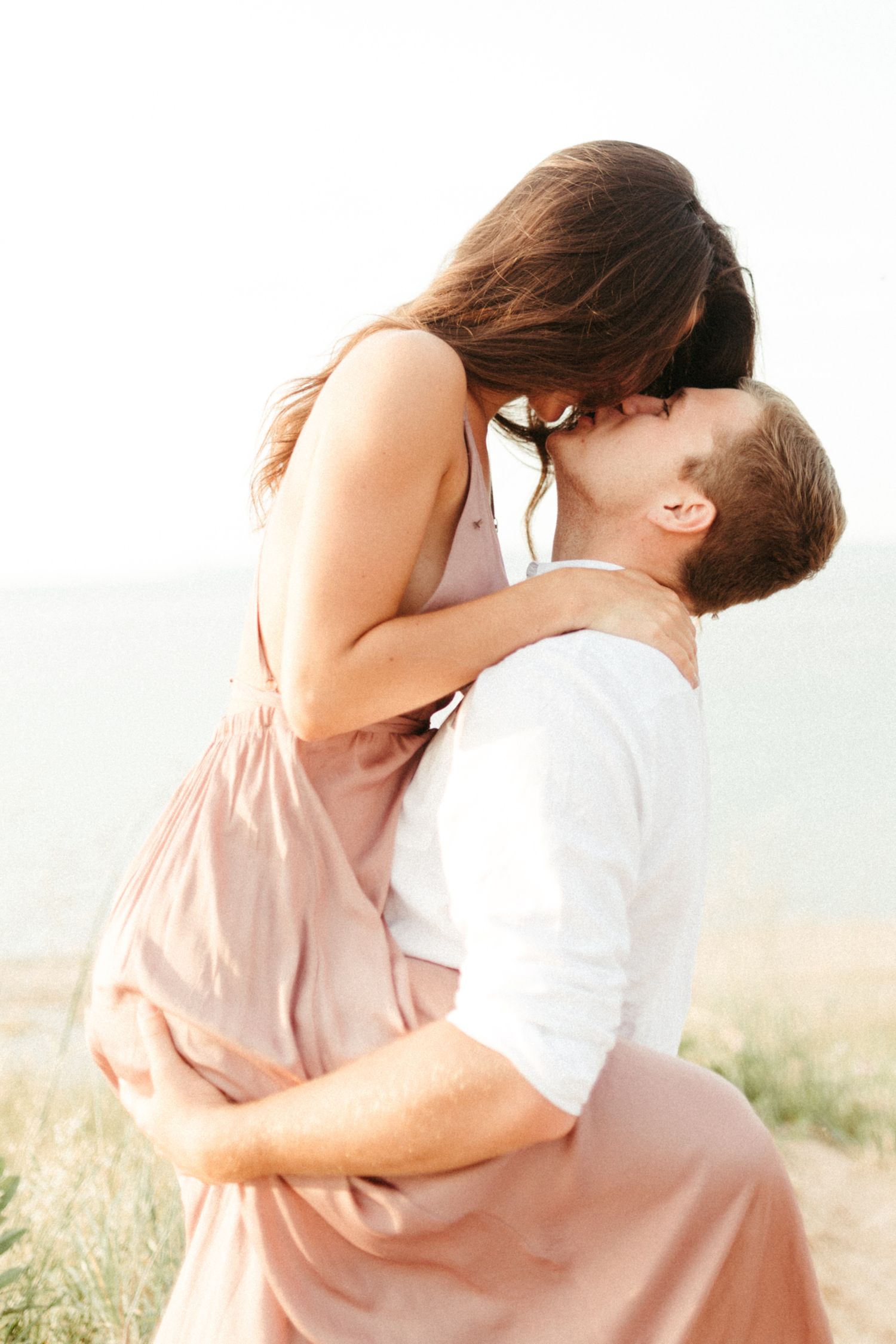 Sleeping bear dunes engagement photos, Northern Michigan wedding photographer
