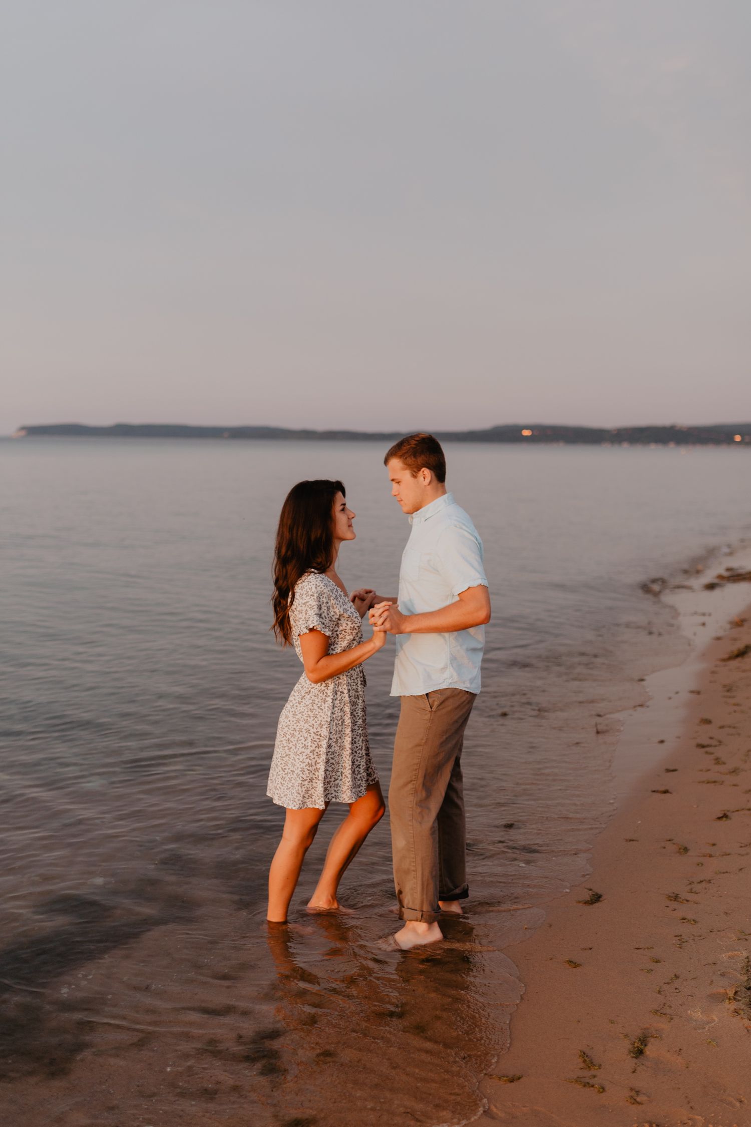 Sleeping bear dunes engagement photos, Northern Michigan wedding photographer