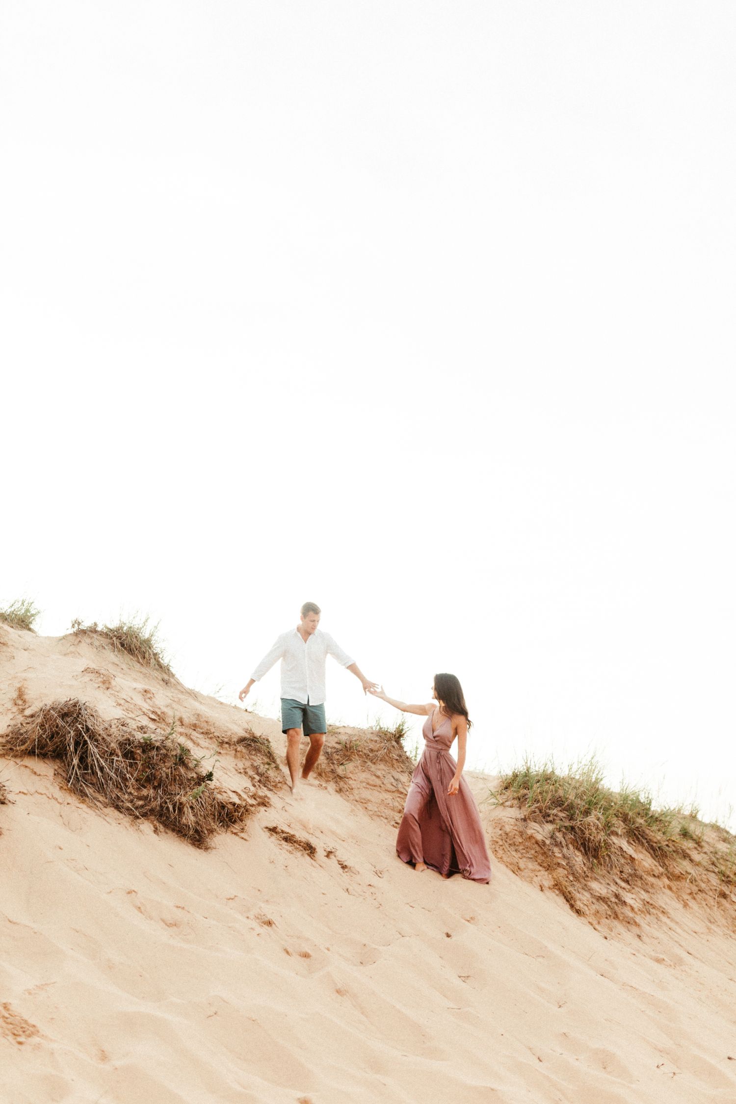 Sleeping bear dunes engagement photos, Northern Michigan wedding photographer